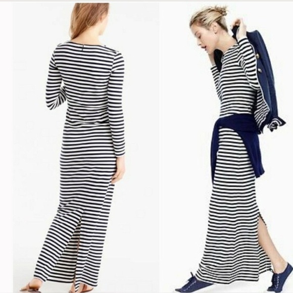 J Crew Long Sleeve  Maxi Dress - Picture 1 of 13